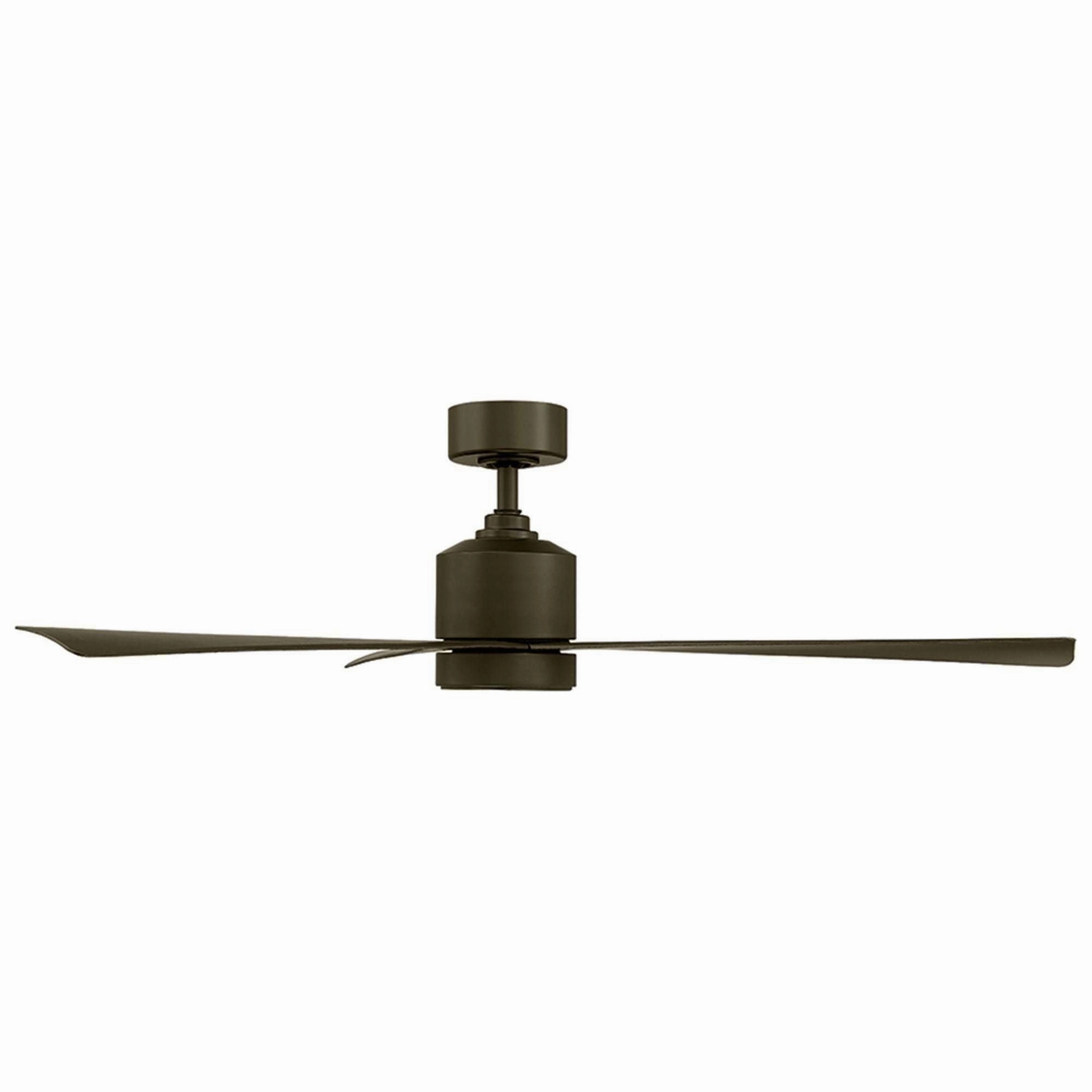 Lotus Indoor/Outdoor 3-Blade 54" Smart Ceiling Fan with LED Light Kit and Remote Control