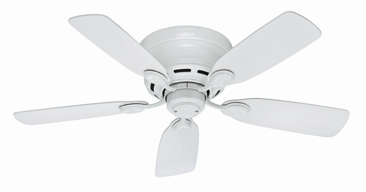 Low Profile 42"Ceiling Fan White