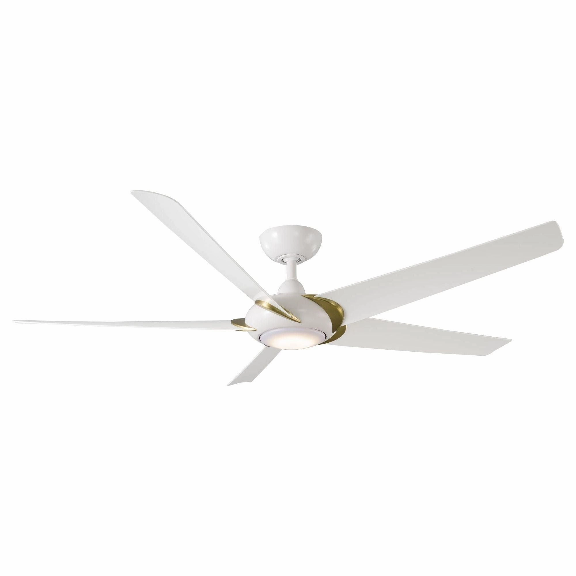Lucid Indoor/Outdoor 5-Blade 62" Smart Ceiling Fan with LED Light Kit and Remote Control