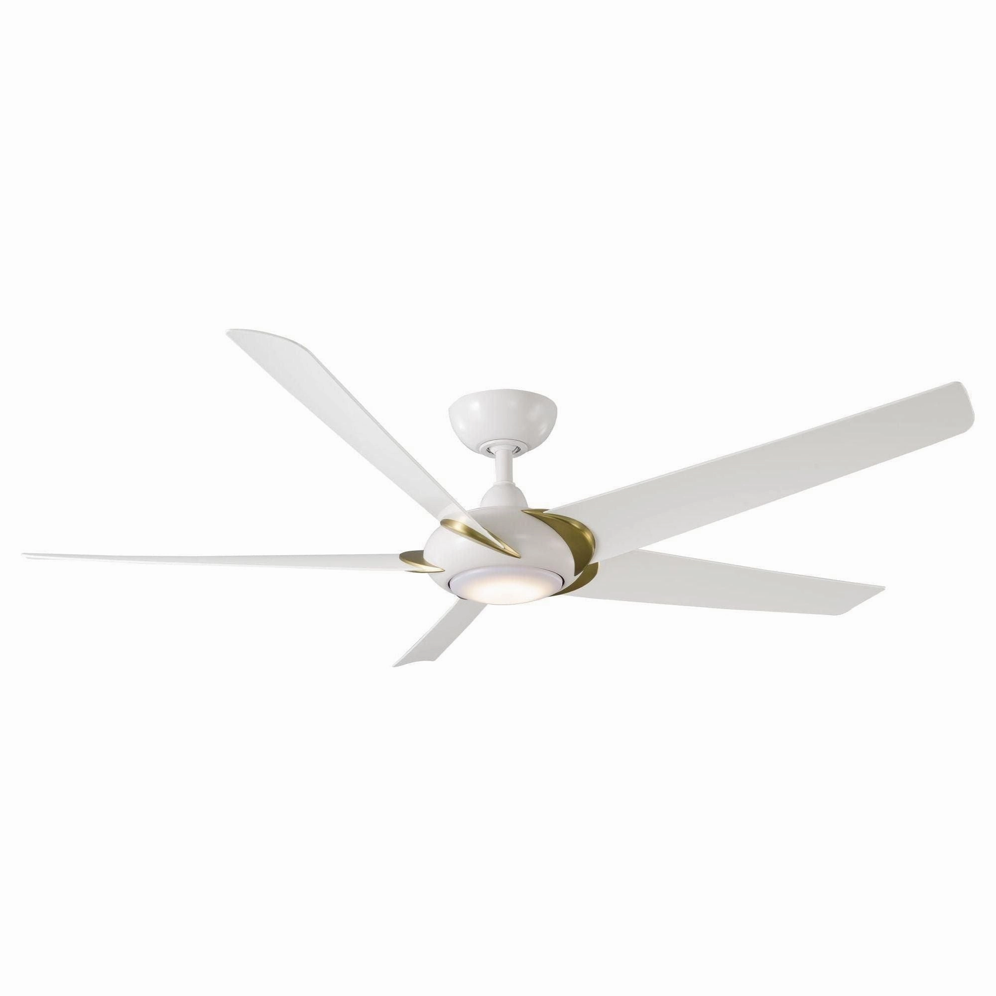 Lucid Indoor/Outdoor 5-Blade 62" Smart Ceiling Fan with LED Light Kit and Remote Control