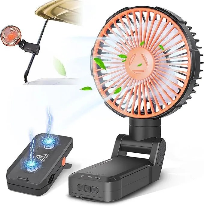 Magnetic Clip Fan  Stick & Cool Anywhere