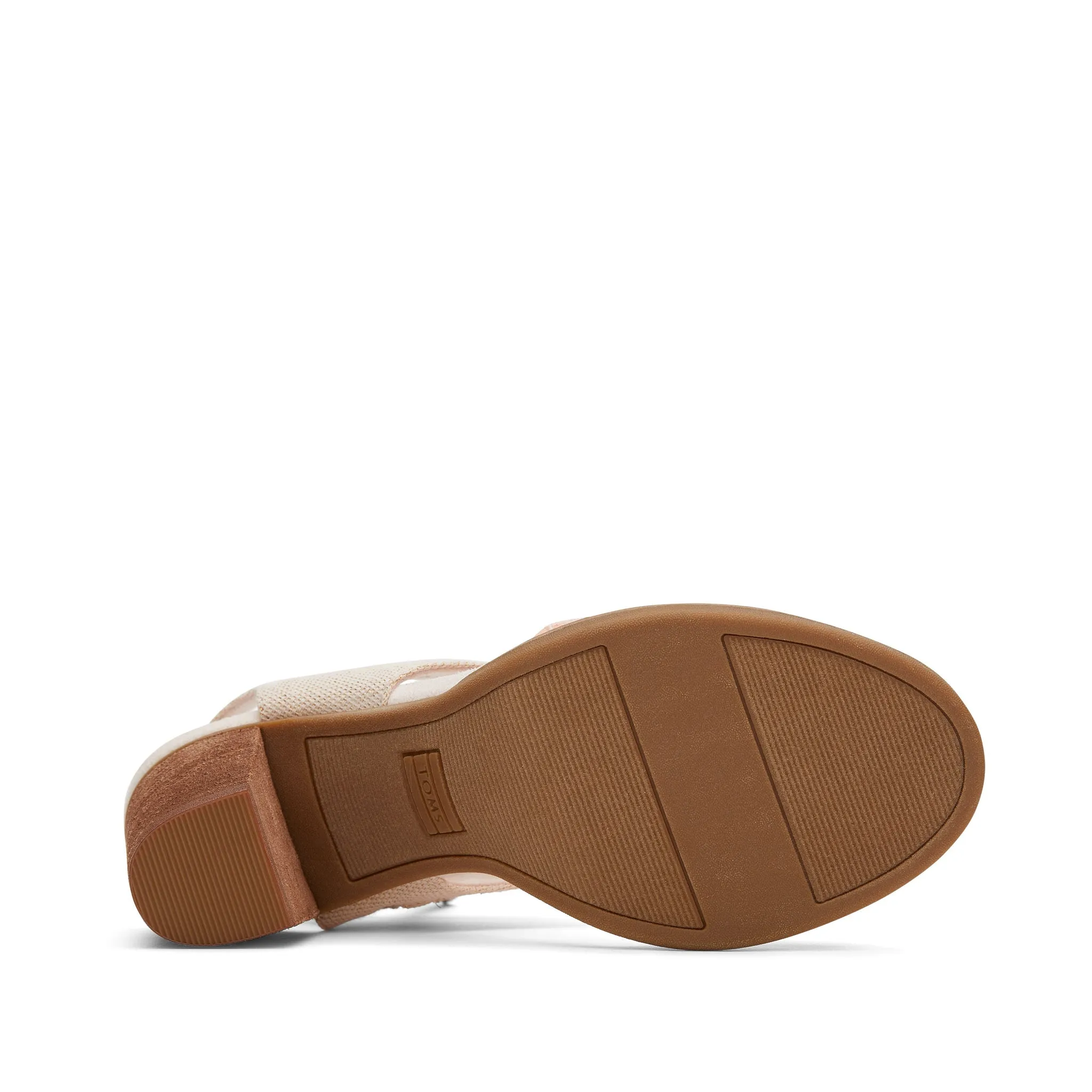 Majorca Metallic Dusty Peach Floral Sandal