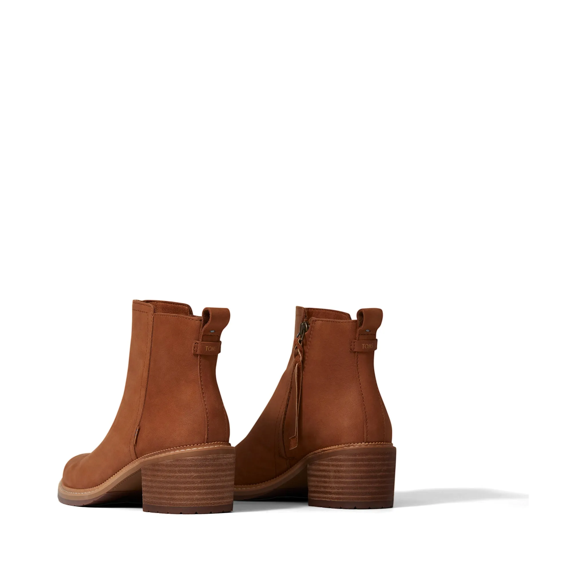Marina Tan Leather Heeled Boot