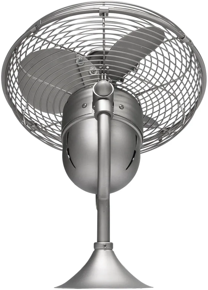 Matthews Fan Company Kaye 13" Indoor/Outdoor AC Osciallating Wall Fan with Wall Control and Remote
