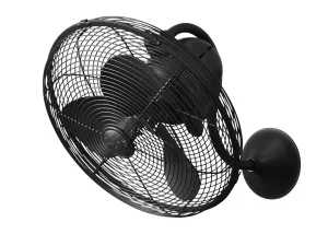 Matthews Fan Company Laura 16" Indoor/Outdoor Oscillating DC Wall Fan with Remote portable table and wall fans for home use