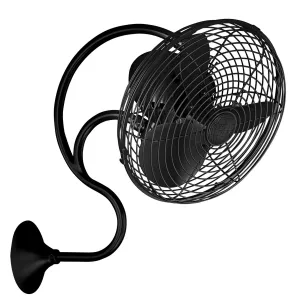 Matthews Fan Company Melody 13" Indoor/Outdoor AC Wall Fan with Wall Control portable table and wall fans for home use