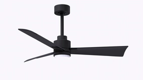 Matthews Fan Company Alessandra LK 42" Indoor/Outdoor 22W LED DC Ceiling Fan with Remote adjustable indoor fans for cool airflow