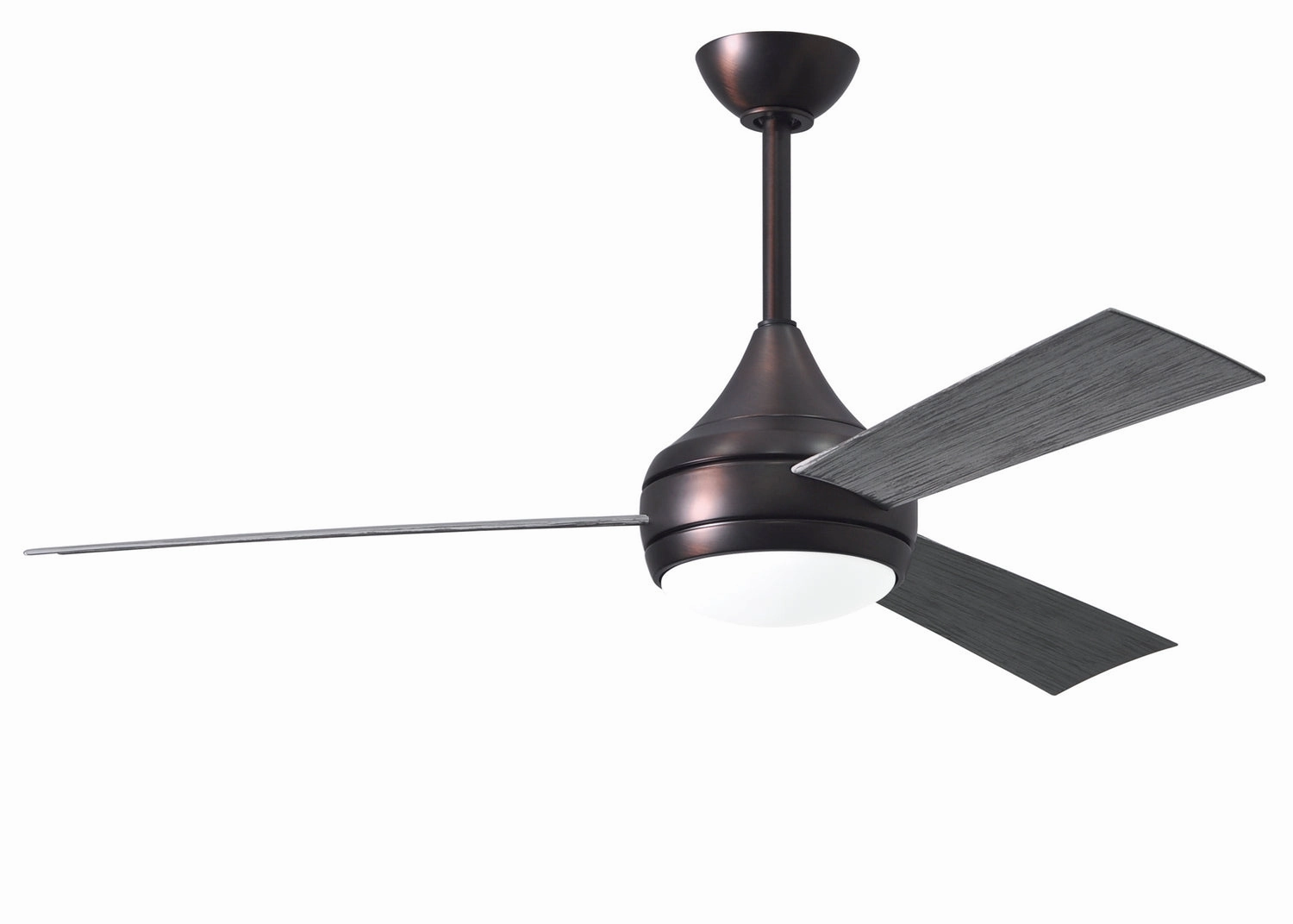 Matthews Fan Company Donaire 52" Outdoor LED AC Ceiling Fan with Remote quiet indoor fans for bedrooms and offices