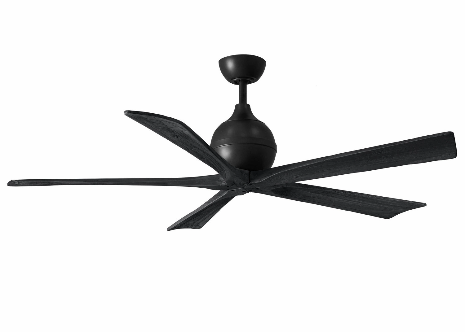 Matthews Fan Company Irene 5 60" Indoor/Outdoor DC Ceiling Fan with Remote and Wall Control quiet indoor fans for bedrooms and offices