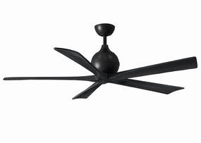 Matthews Fan Company Irene 5 60" Indoor/Outdoor DC Ceiling Fan with Remote and Wall Control quiet indoor fans for bedrooms and offices