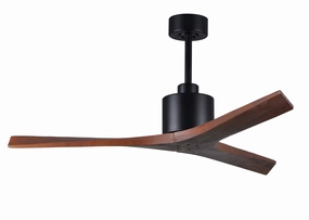 Matthews Fan Company Mollywood 52" Indoor/Outdoor DC Ceiling Fan with Remote and Wall Control whisper-quiet fans for indoor comfort