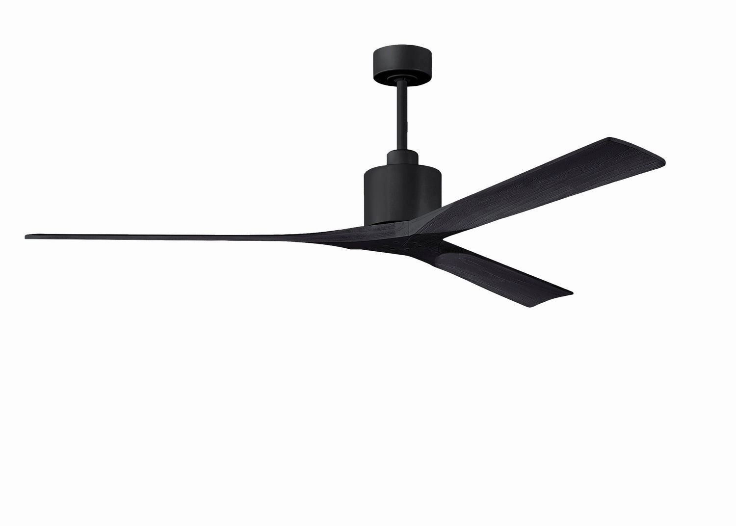 Matthews Fan Company NanXL 72" Indoor/Outdoor DC Ceiling Fan with Remote and Wall Control energy-saving indoor fans for bedrooms