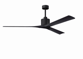 Matthews Fan Company NanXL 72" Indoor/Outdoor DC Ceiling Fan with Remote and Wall Control energy-saving indoor fans for bedrooms