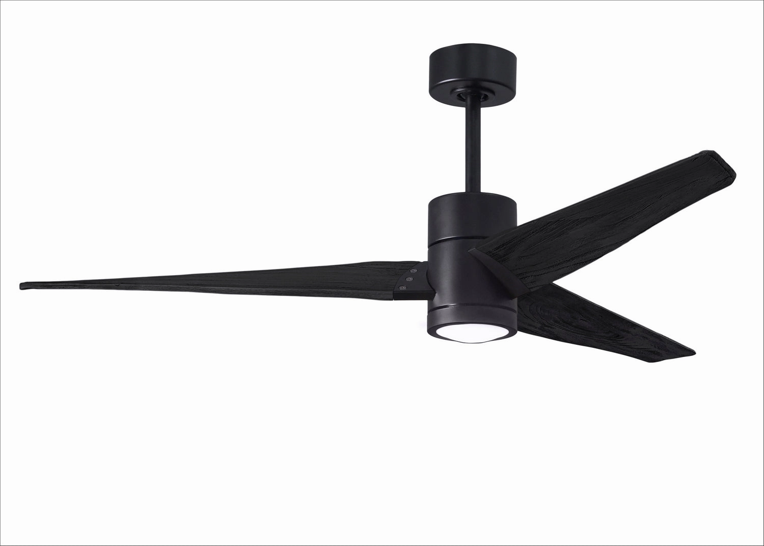 Matthews Fan Company Super Janet 60"Indoor/Outdoor DC LED Ceiling Fan with Remote and Wall Control powerful indoor fans for whole-room cooling