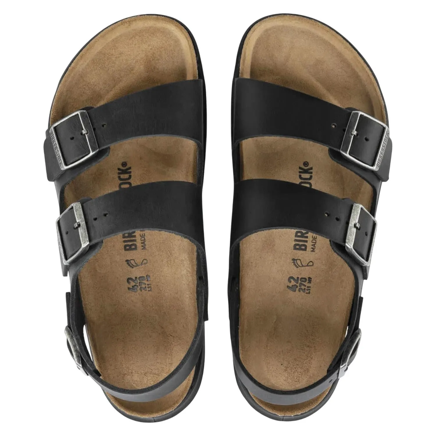 Men's Milano Ct Sandals In Black