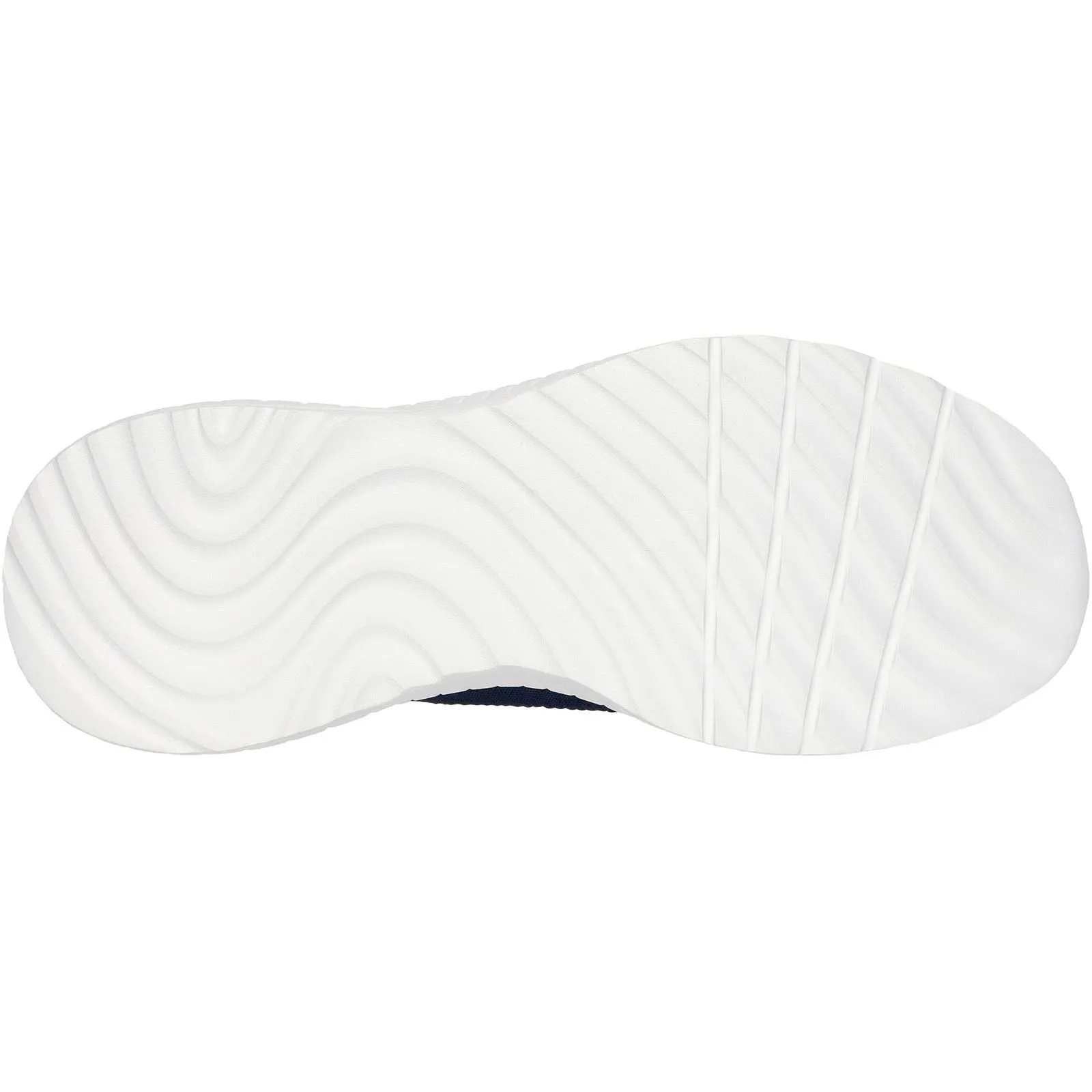 Men's Wide Fit Skechers 118312 Slip-ins Bobs Sport Squad Chaos Solid Step Trainers