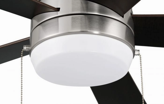 Merit 52"Ceiling Fan Brushed Polished Nickel