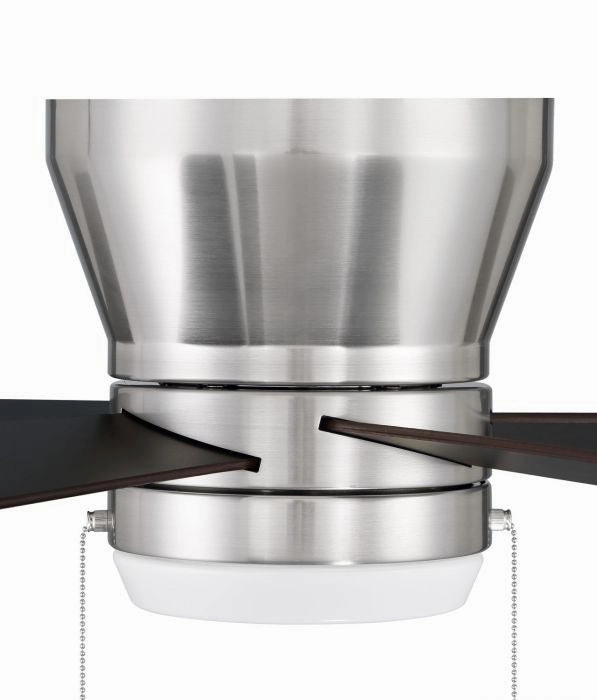 Merit 52"Ceiling Fan Brushed Polished Nickel