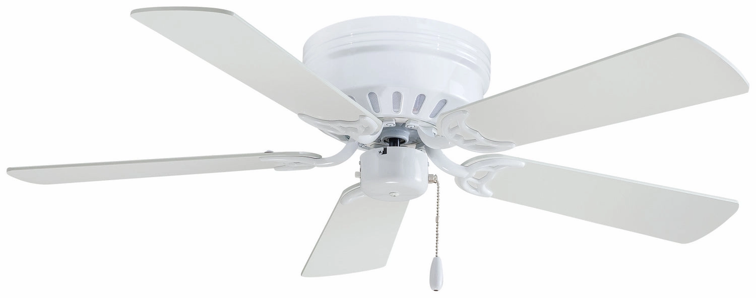 Mesa 42"Ceiling Fan White quiet and compact hugger fans