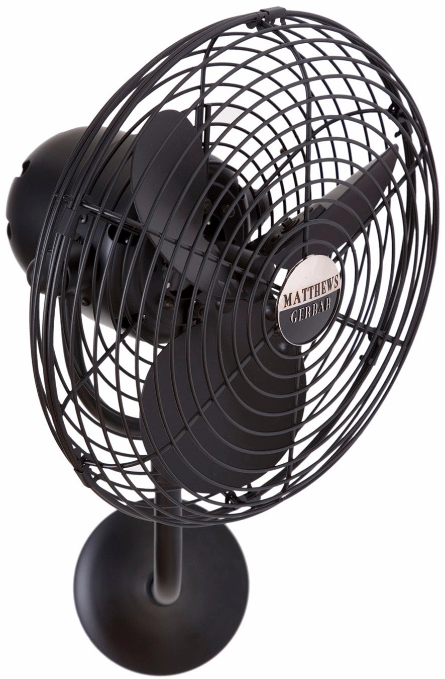 Michelle Parede 19"Wall Fan Matte Black compact portable fans for travel and camping