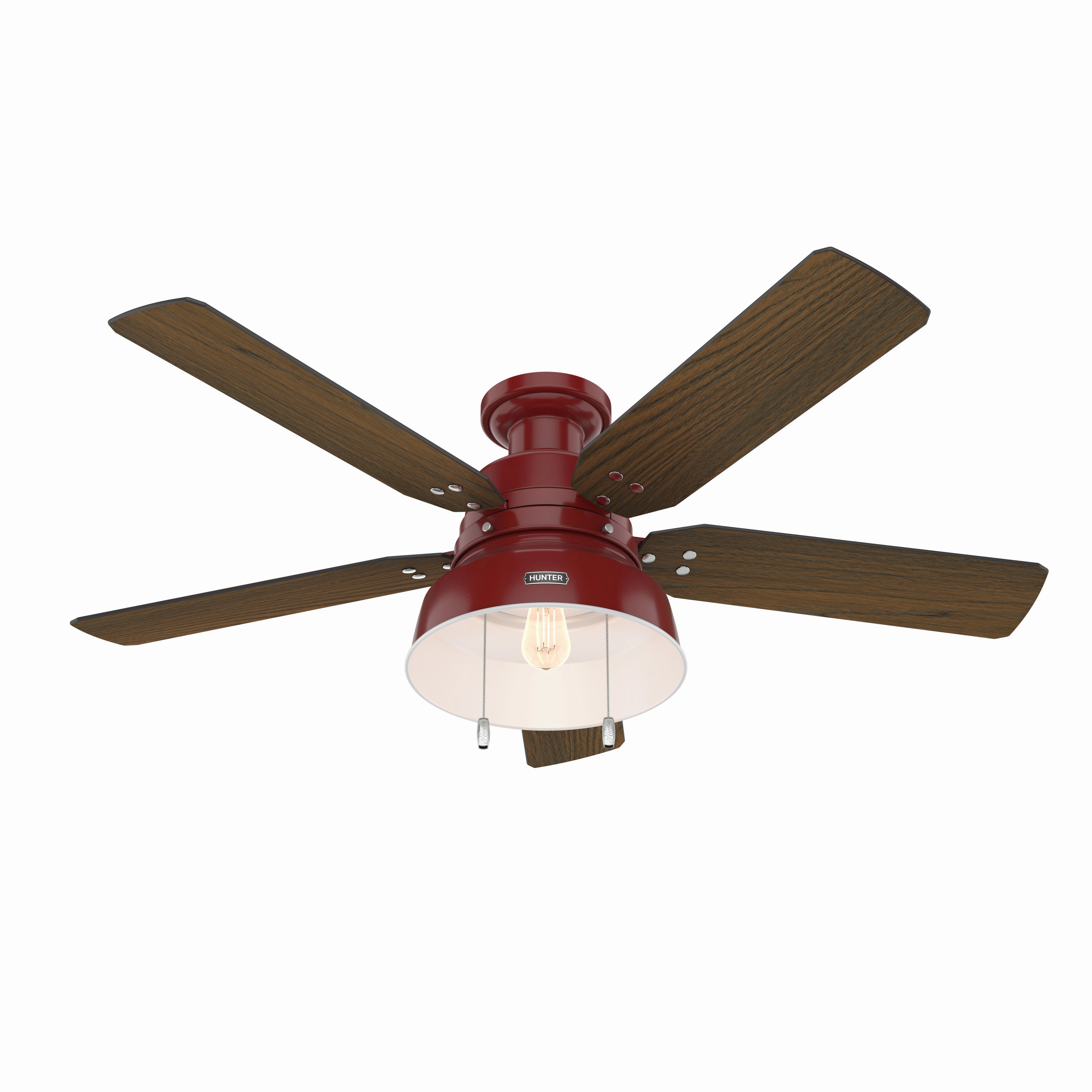 Mill Valley 52"Ceiling Fan Barn Red