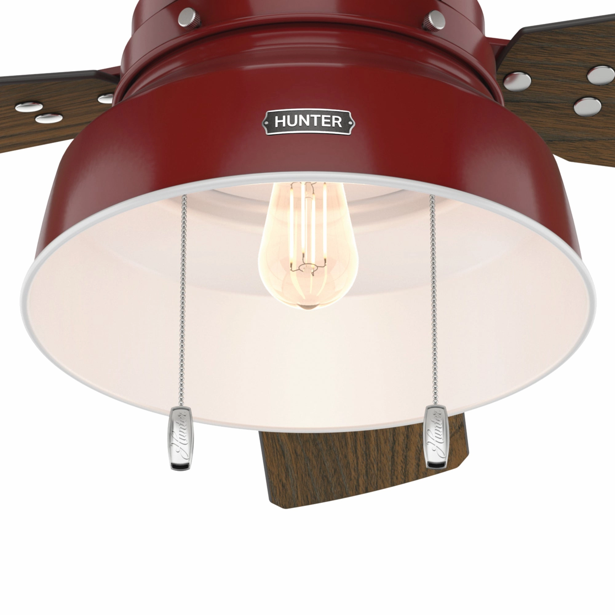 Mill Valley 52"Ceiling Fan Barn Red