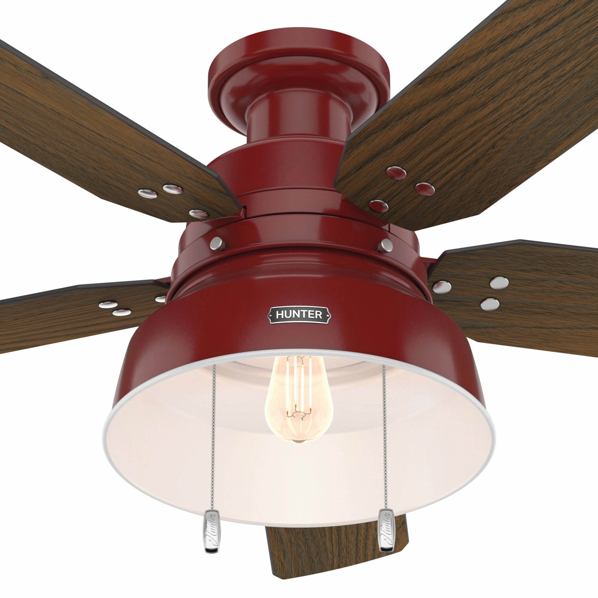 Mill Valley 52"Ceiling Fan Barn Red