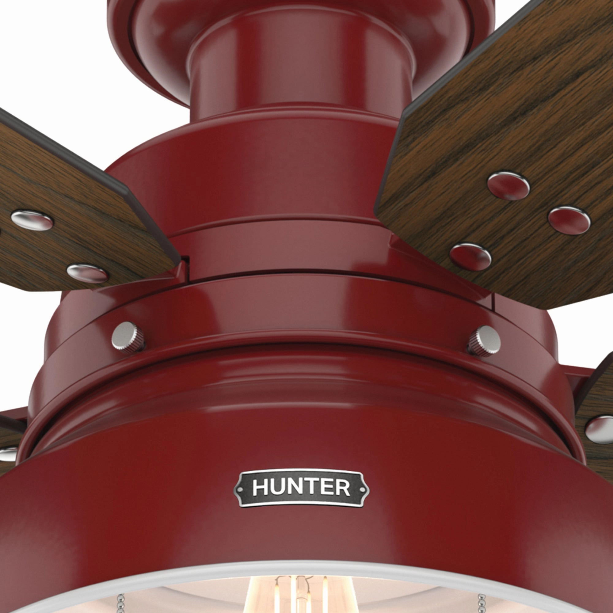 Mill Valley 52"Ceiling Fan Barn Red