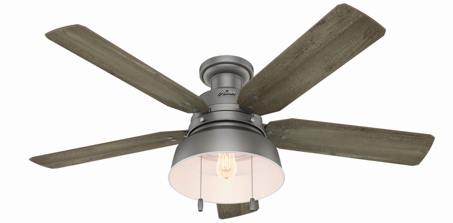 Mill Valley 52"Ceiling Fan Matte Silver ifan smart fans for connected homes