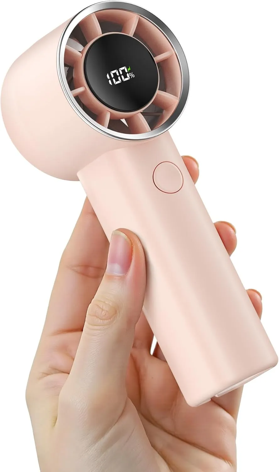 Mini Portable Handheld Fan,100 Speeds Adjustable Turbo Fans,Digital Display,30000 RPM,Up to 10H Use Time,USB Personal Fans,Rechargeable Fan Women,Gift for Gym/Travel/Camping/Outdoor/Indoor/Office Mini handheld fan for personal cooling