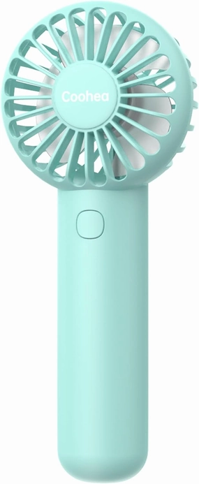 Mini Handheld Fan, Small Cute Design, 3 Powerful Speeds, USB Rechargeable Battery Operated, Portable Personal Fan with Base & Lanyard, for Eyelash Makeup Travel Beach Office Desk, Blue Mini handheld fan for personal cooling