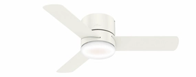 Minimus 44"Ceiling Fan Fresh White hugger fans for rooms with low ceilings
