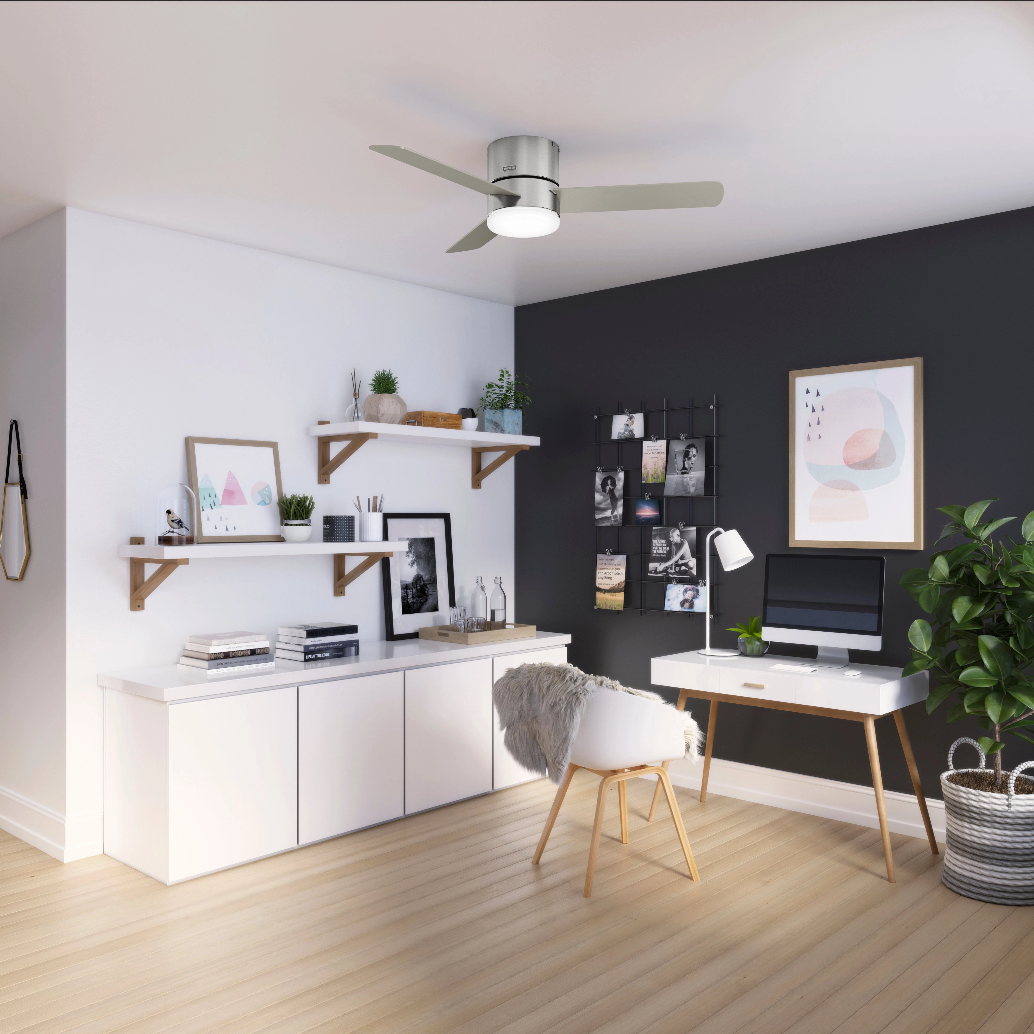 Minimus 52"Ceiling Fan Brushed Nickel