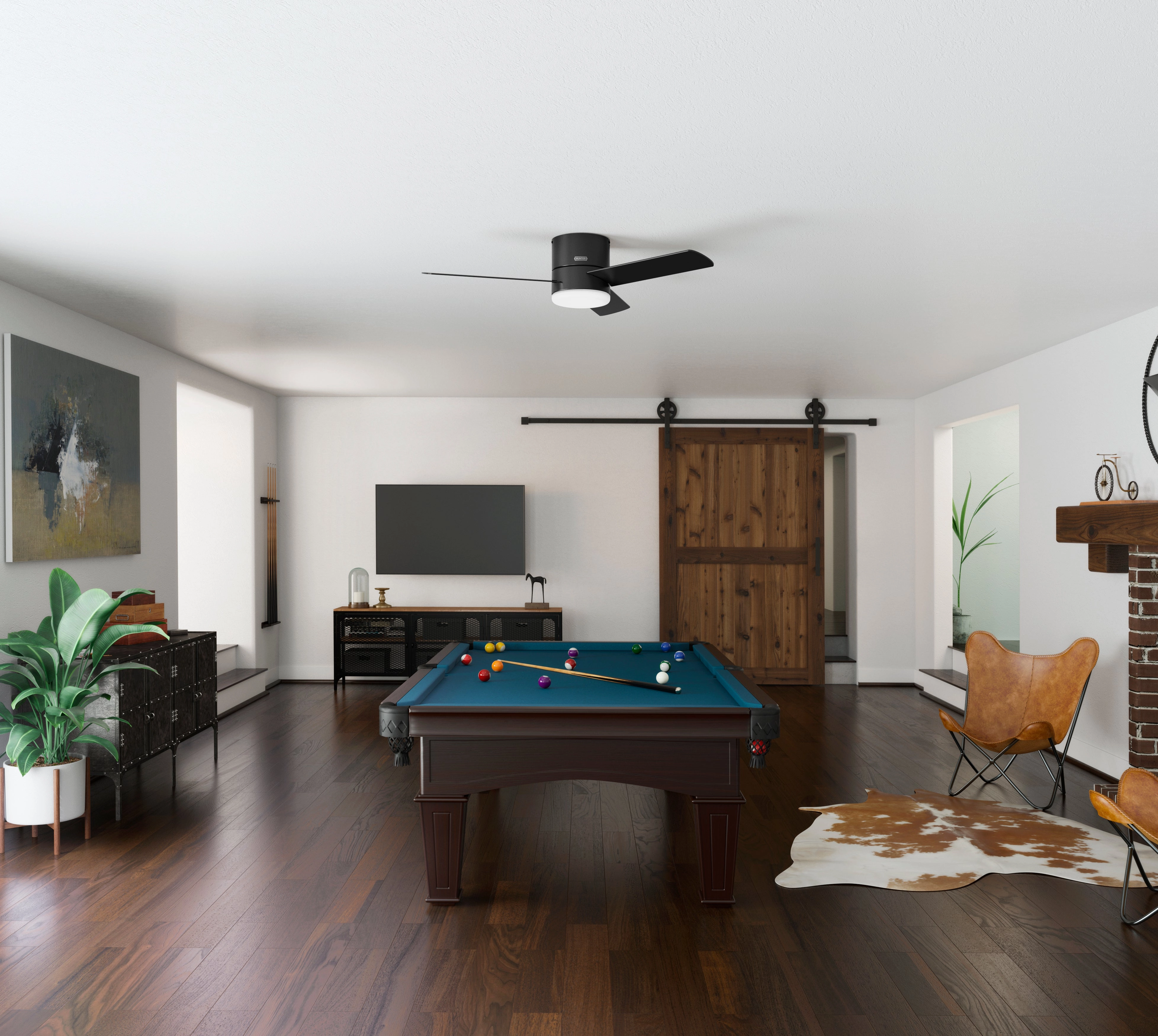 Minimus 52"Ceiling Fan Matte Black