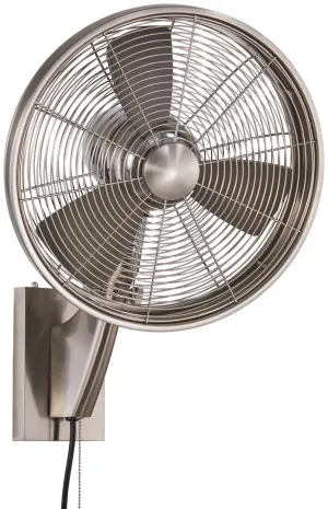 Minka Aire Anywhere 15" Indoor/Outdoor Pull Chain Wall Fan portable table and wall fans for home use