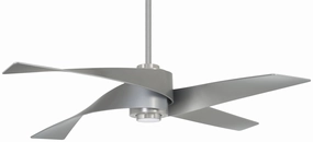 Minka Aire Artemis IV 64" DC Ceiling Fan with 20W LED Light and Remote Modern ceiling fan for home cooling