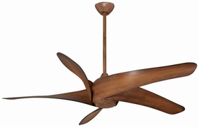 Minka Aire Artemis Xl5 62" DC Ceiling Fan with 16W Dimmable 16W LED Light and Remote Control Modern ceiling fan for home cooling