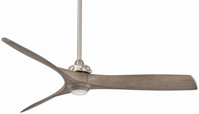 Minka Aire Aviation 60" DC Ceiling Fan with 15W LED and Remote compact indoor fans for apartment use