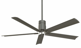 Minka Aire Clean 60" DC Ceiling Fan with 10W LED Light and Remote Control low-noise indoor fans for peaceful settings