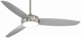 Minka Aire Concept IV 54" Outdoor Smart DC Ceiling Fan with 30W LED Light and Remote Control Modern ceiling fan for home cooling