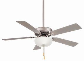 Minka Aire Contractor Ii 52" Ceiling Fan with 9W LED Light low-noise indoor fans for peaceful settings