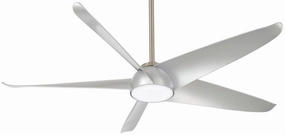 Minka Aire Ellipse 60" DC Ceiling Fan with 20W LED Light and 6 Speed Remote Control powerful indoor fans for whole-room cooling