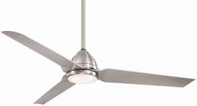 Minka Aire Java Led 54" Outdoor Ceiling Fan with 18W LED Light and Remote Control Modern ceiling fan for home cooling