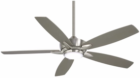 Minka Aire Kelvyn 52" Ceiling Fan with CCT 14W LED Light and Remote Control Modern ceiling fan for home cooling