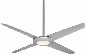 Minka Aire Pancake XL Led 62" Ceiling Fan with 20W LED Light and Remote Control whisper-quiet fans for indoor comfort
