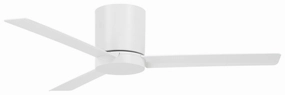 Minka Aire Roto Flush 52" Ceiling Fan with 20W LED Dimmable Light and Remote Control low-noise indoor fans for peaceful settings