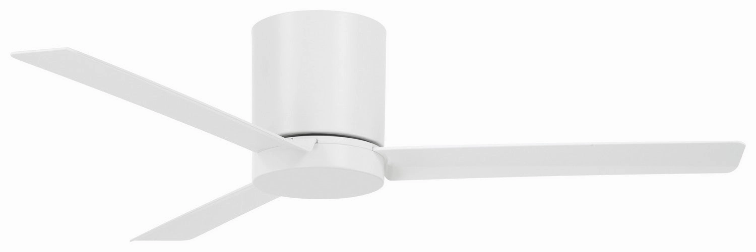 Minka Aire Roto Flush 52" Ceiling Fan with 20W LED Dimmable Light and Remote Control low-noise indoor fans for peaceful settings
