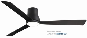 Minka Aire Simple Flush DC Motor Indoor/Outdoor Ceiling Fan with 6 speed Remote Control adjustable indoor fans for cool airflow
