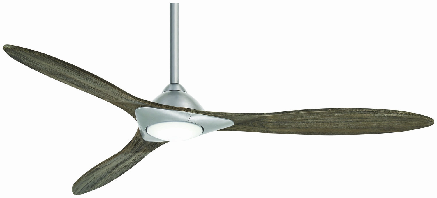 Minka Aire Sleek 60" Smart DC Ceiling Fan with 16W Dimmable LED light and Handheld Remote Control compact indoor fans for apartment use