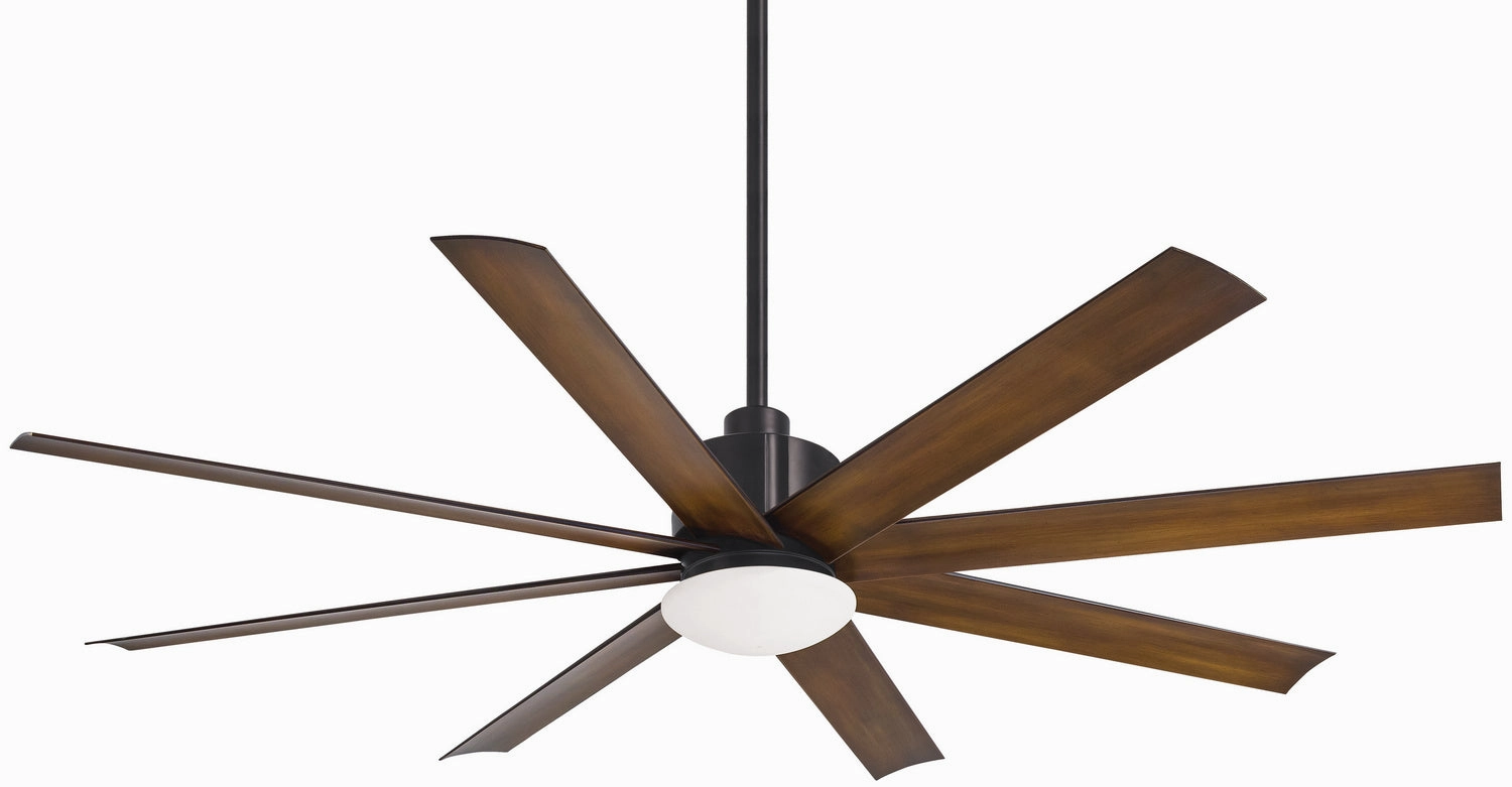 Minka Aire Slipstream 65" Outdoor DC Ceiling Fan with 18W Dimmable LED Light and Remote Control